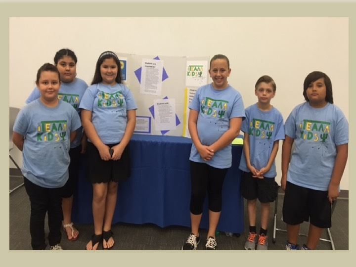 This image was taken of the iTeam Kids during the 2016 AZTESOL Conference Poster Session, in Yuma. iTeam Kids from left to right Isis Alcala, Madeline Brooks, Briyanna Pisano, Kaitlyn Espinoza, Trenton Isley, and Nathan Stewart